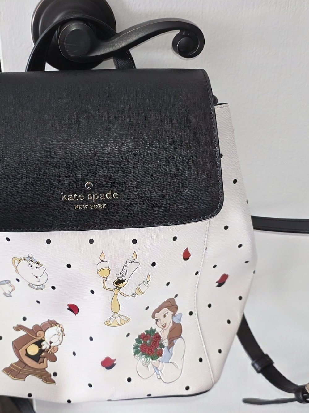 Disney x Kate Spade New York Beauty and the Beast Flap Backpack (Style No. KE566 - Picture 7 of 7